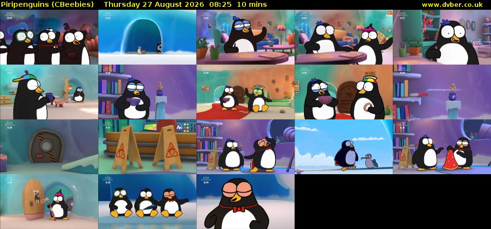 Piripenguins (CBeebies) Thursday 27 August 2026 08:25 - 08:35