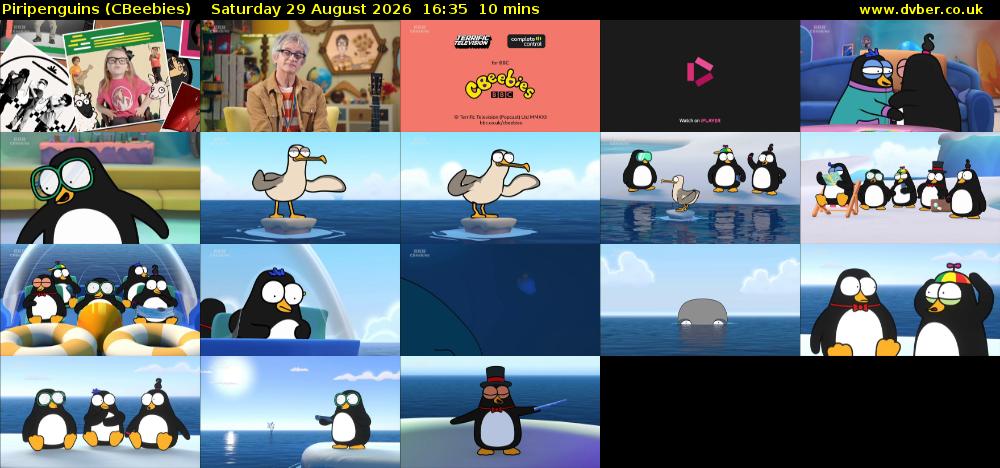 Piripenguins (CBeebies) Saturday 29 August 2026 16:35 - 16:45
