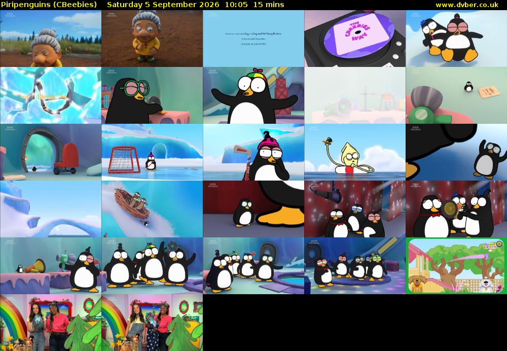 Piripenguins (CBeebies) Saturday 5 May 2022 10:05 - 10:20