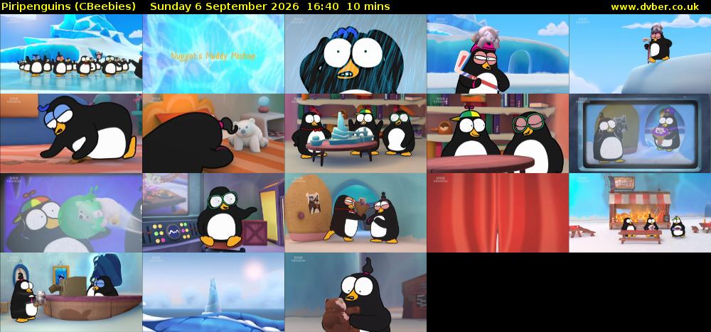 Piripenguins (CBeebies) Sunday 6 September 2026 16:40 - 16:50