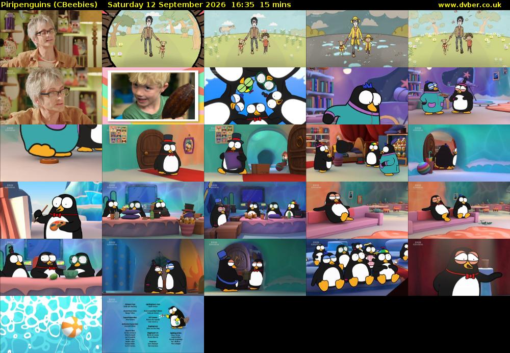 Piripenguins (CBeebies) Saturday 12 September 2026 16:35 - 16:50