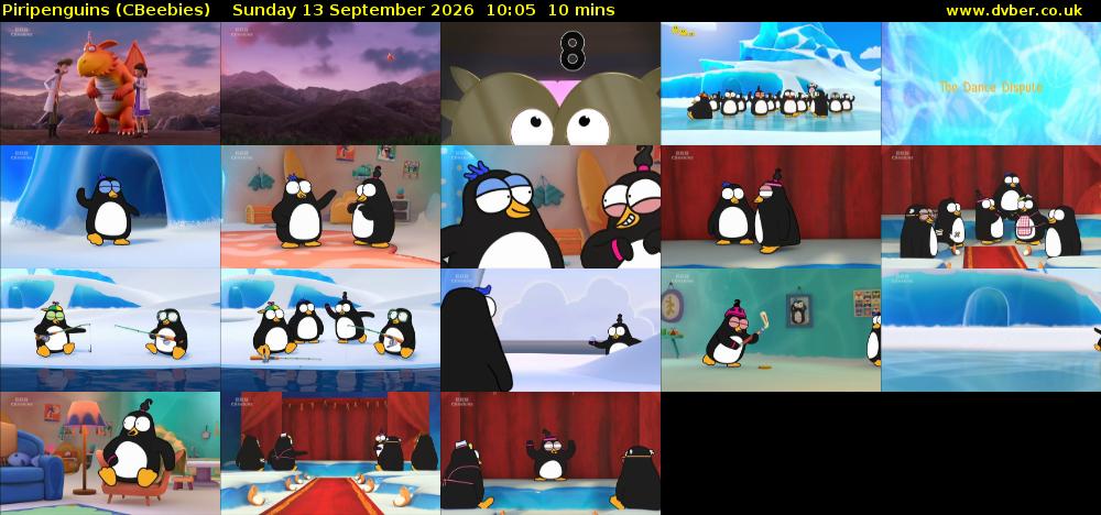 Piripenguins (CBeebies) Sunday 13 September 2026 10:05 - 10:15