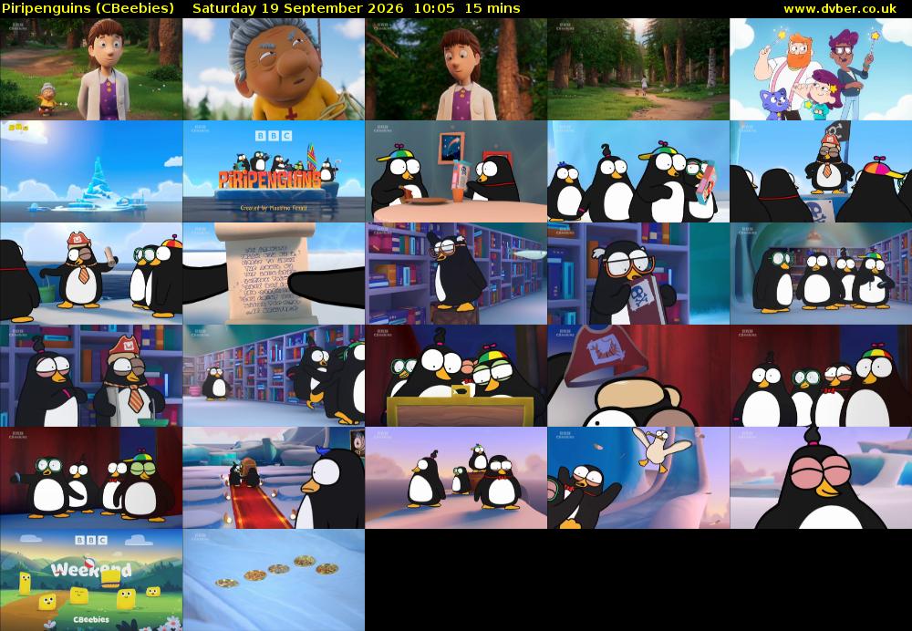 Piripenguins (CBeebies) Saturday 19 September 2026 10:05 - 10:20