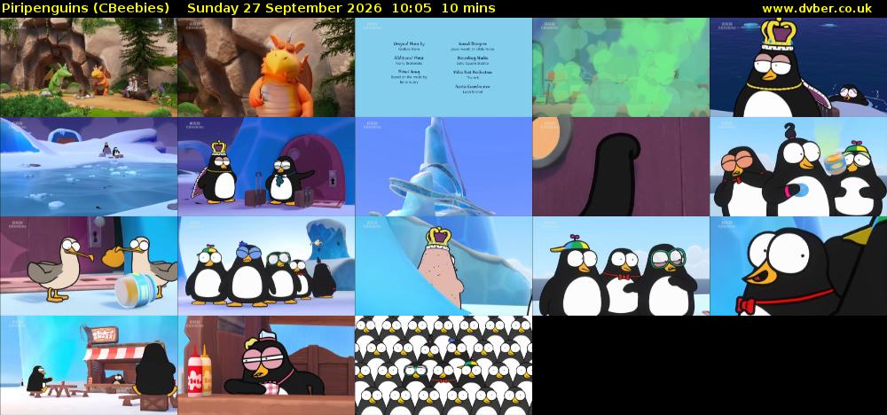 Piripenguins (CBeebies) Sunday 27 September 2026 10:05 - 10:15