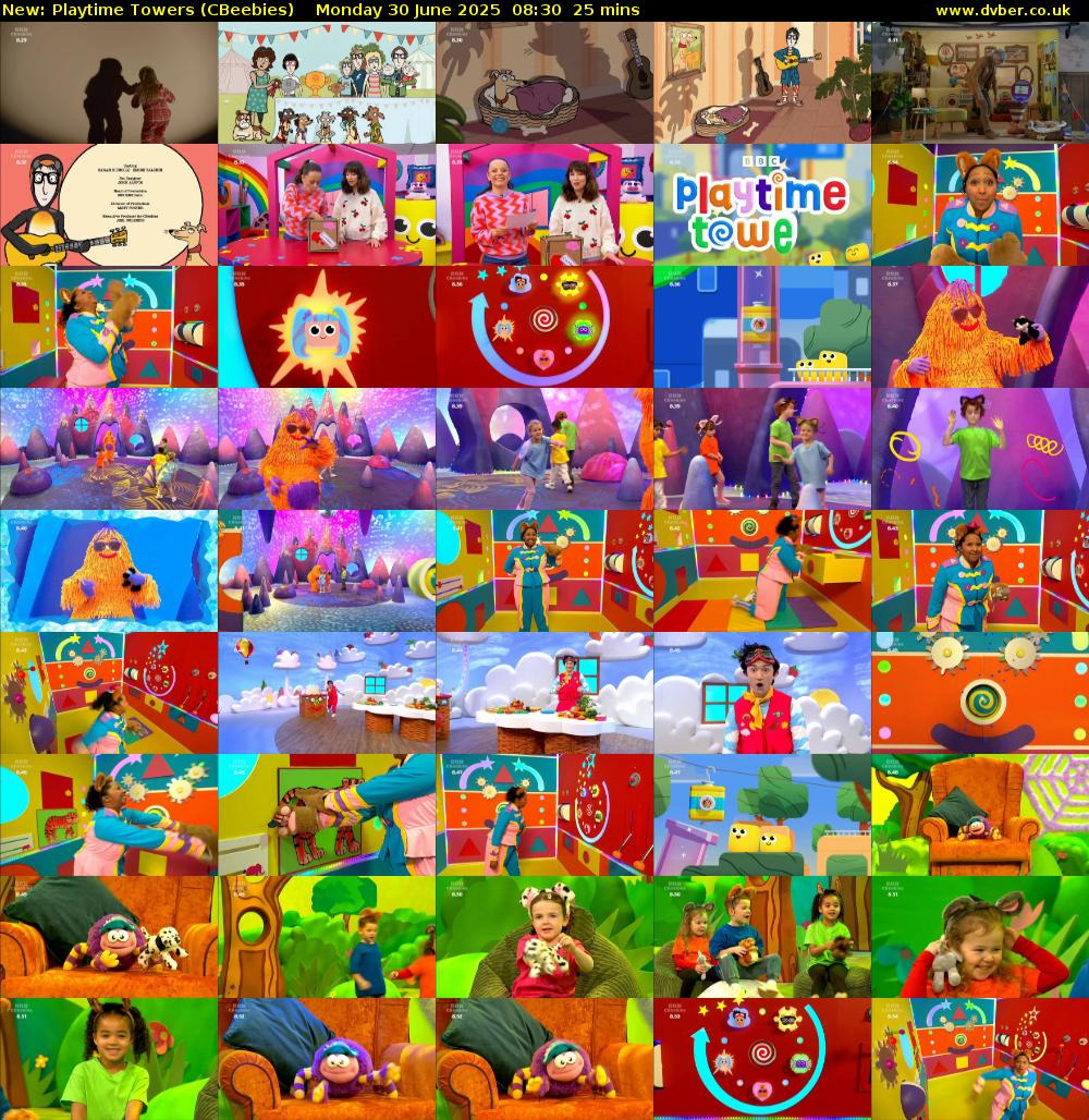 Playtime Towers (CBeebies) Monday 30 June 2025 08:30 - 08:55