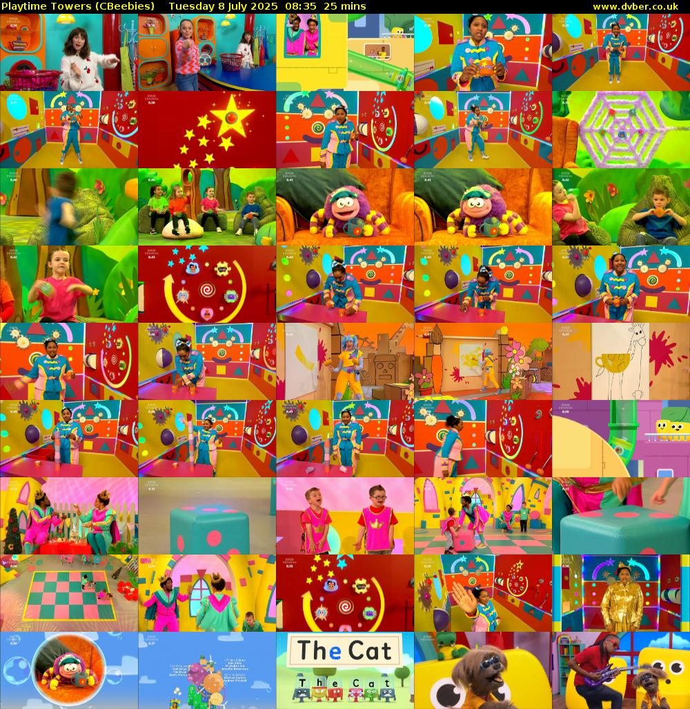 Playtime Towers (CBeebies) Tuesday 8 July 2025 08:35 - 09:00