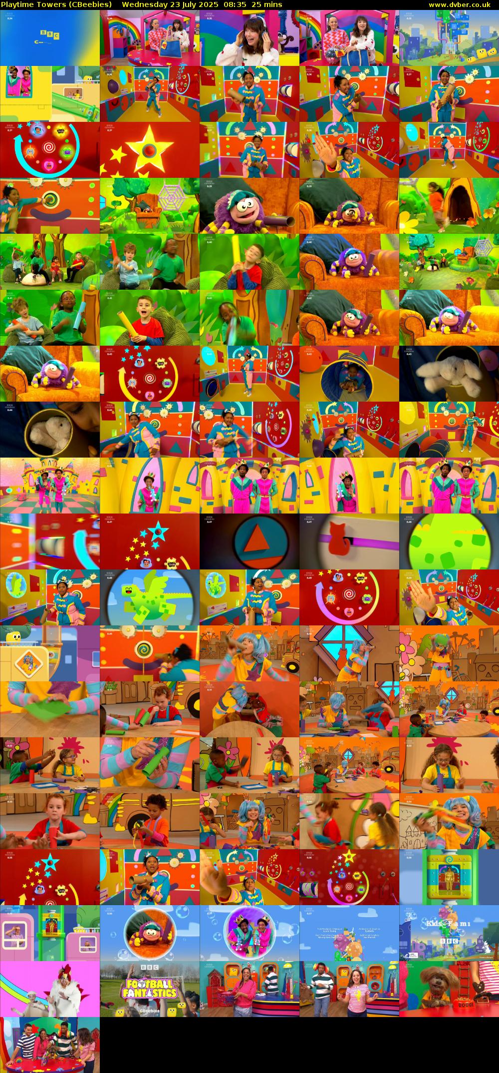 Playtime Towers (CBeebies) Wednesday 23 July 2025 08:35 - 09:00