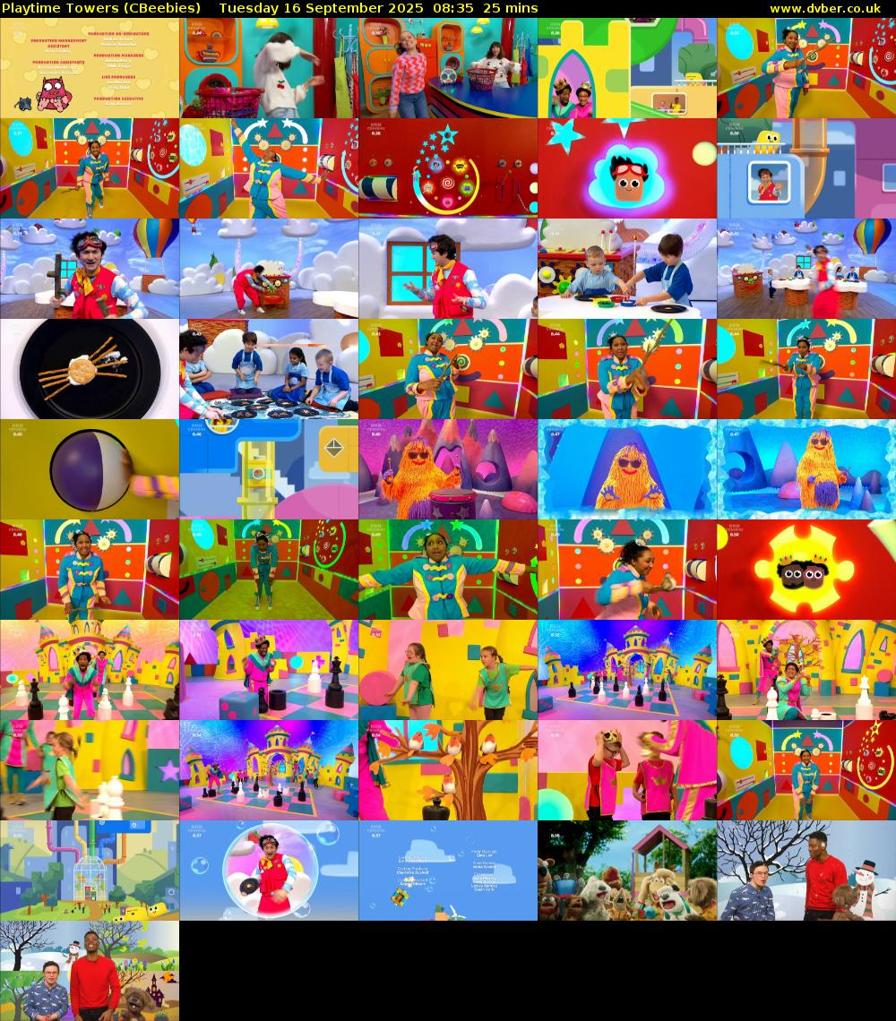 Playtime Towers (CBeebies) Tuesday 16 September 2025 08:35 - 09:00