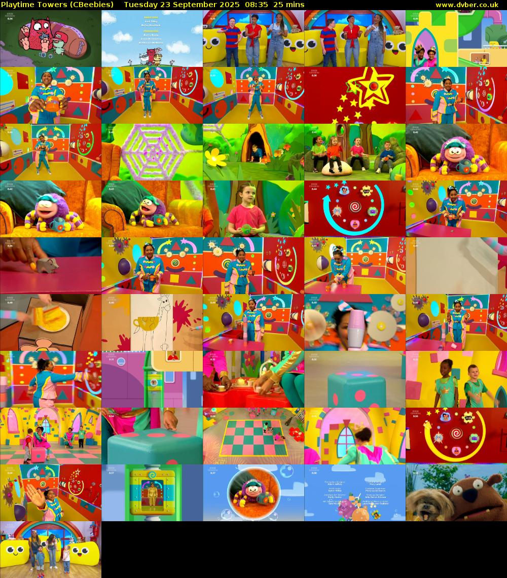 Playtime Towers (CBeebies) Tuesday 23 September 2025 08:35 - 09:00