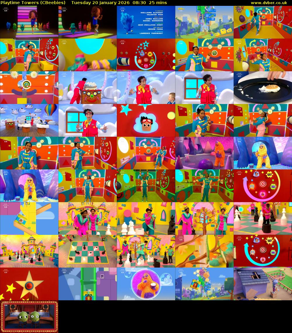 Playtime Towers (CBeebies) Tuesday 20 January 2026 08:30 - 08:55