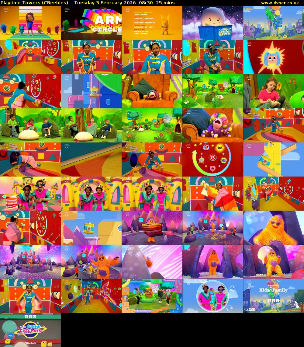 Playtime Towers (CBeebies) Tuesday 3 February 2026 08:30 - 08:55