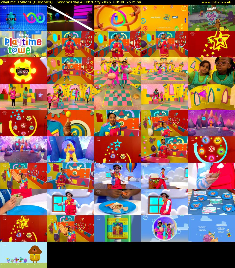 Playtime Towers (CBeebies) Wednesday 4 February 2026 08:30 - 08:55