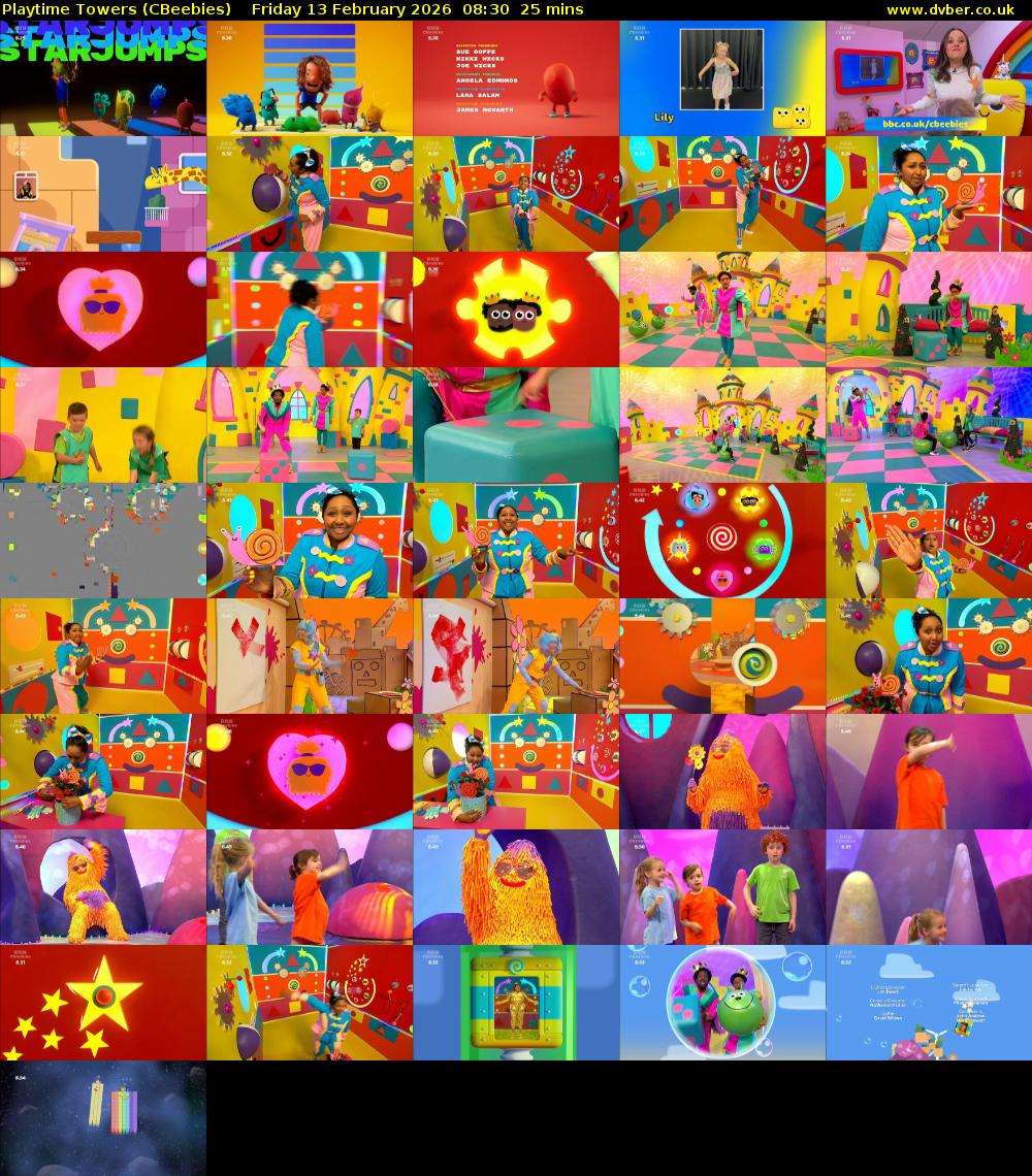 Playtime Towers (CBeebies) Friday 13 February 2026 08:30 - 08:55