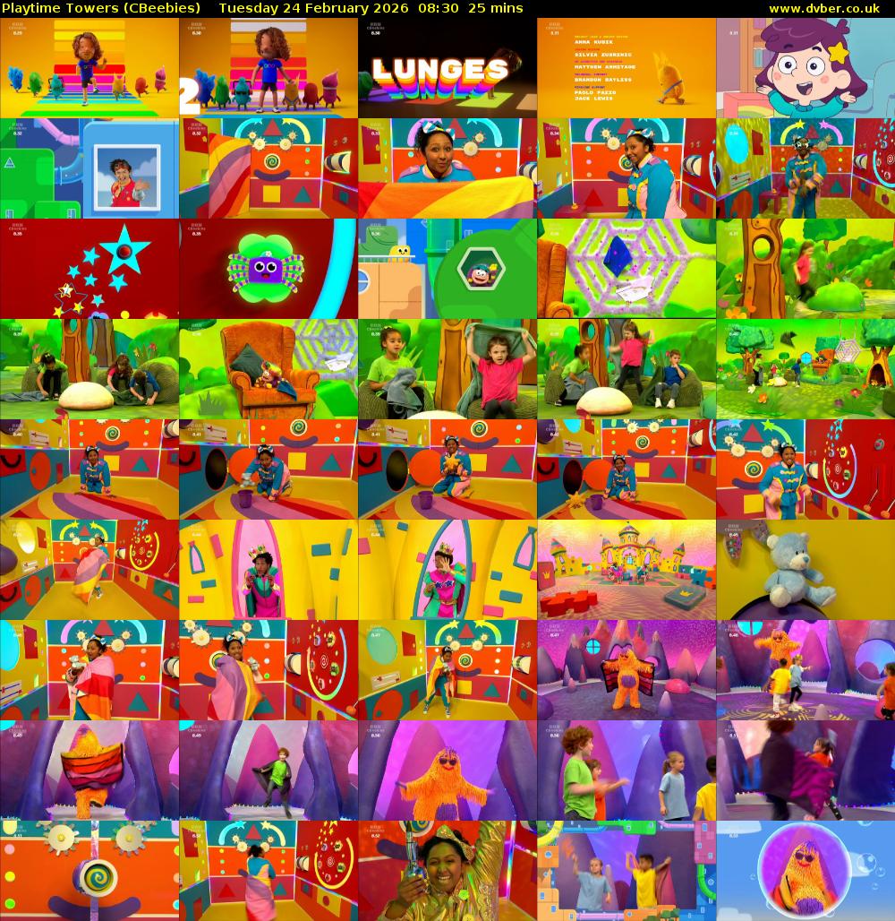 Playtime Towers (CBeebies) Tuesday 24 February 2026 08:30 - 08:55