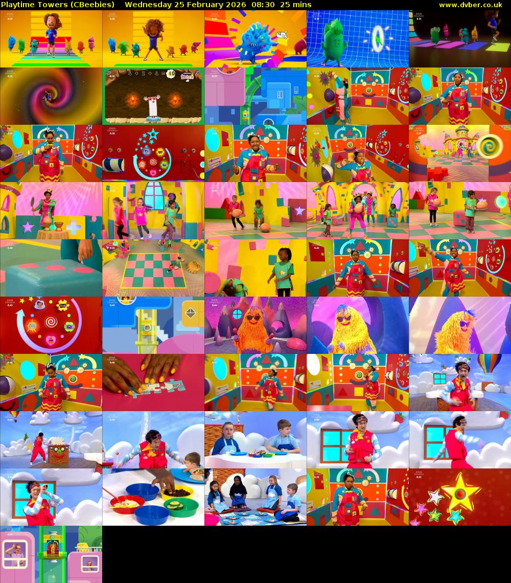 Playtime Towers (CBeebies) Wednesday 25 February 2026 08:30 - 08:55
