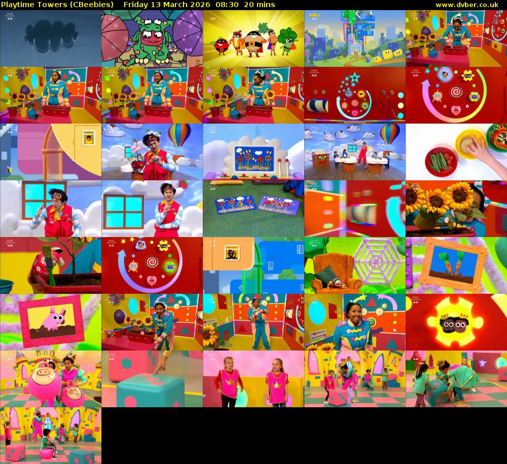 Playtime Towers (CBeebies) Friday 13 March 2026 08:30 - 08:50