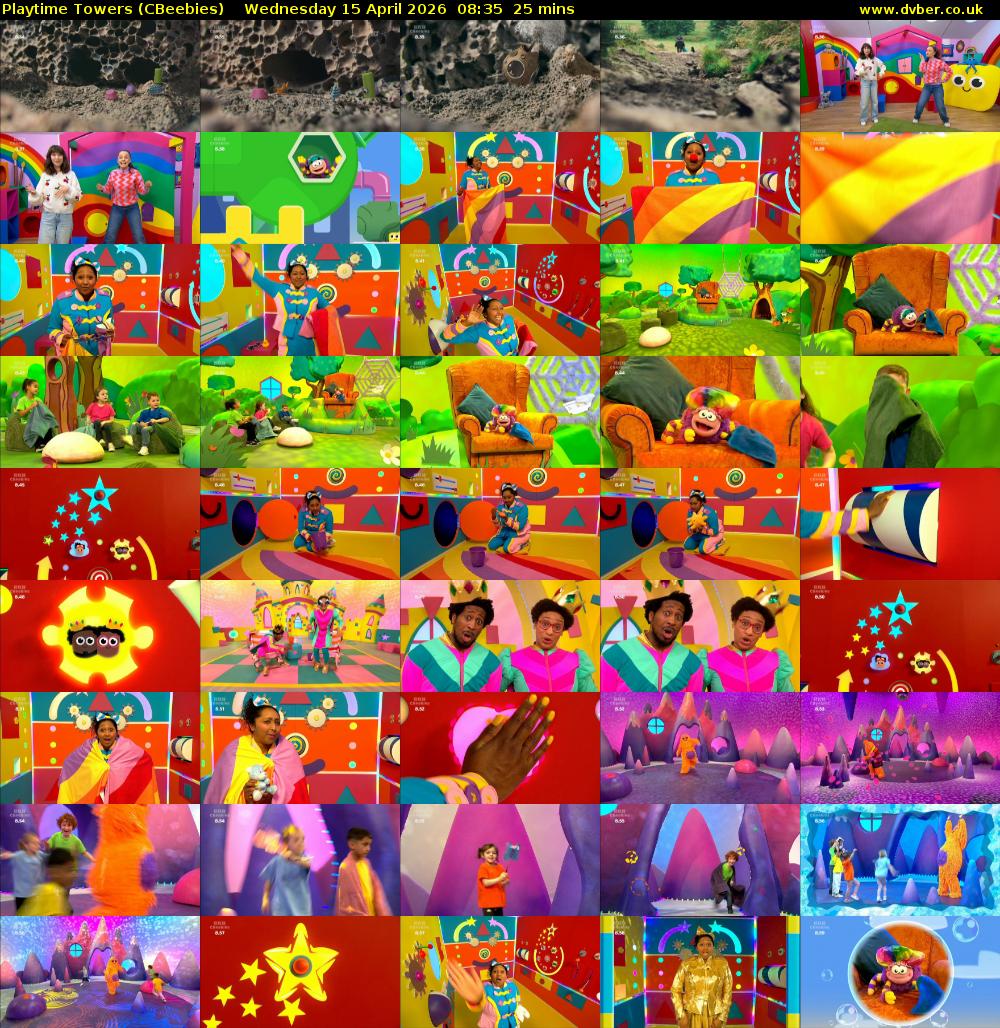 Playtime Towers (CBeebies) Wednesday 15 April 2026 08:35 - 09:00
