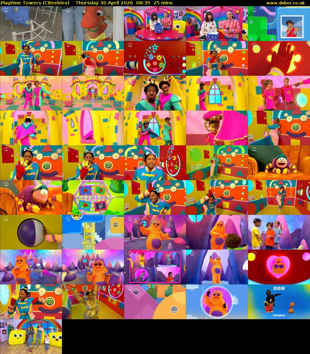 Playtime Towers (CBeebies) Thursday 30 April 2026 08:35 - 09:00