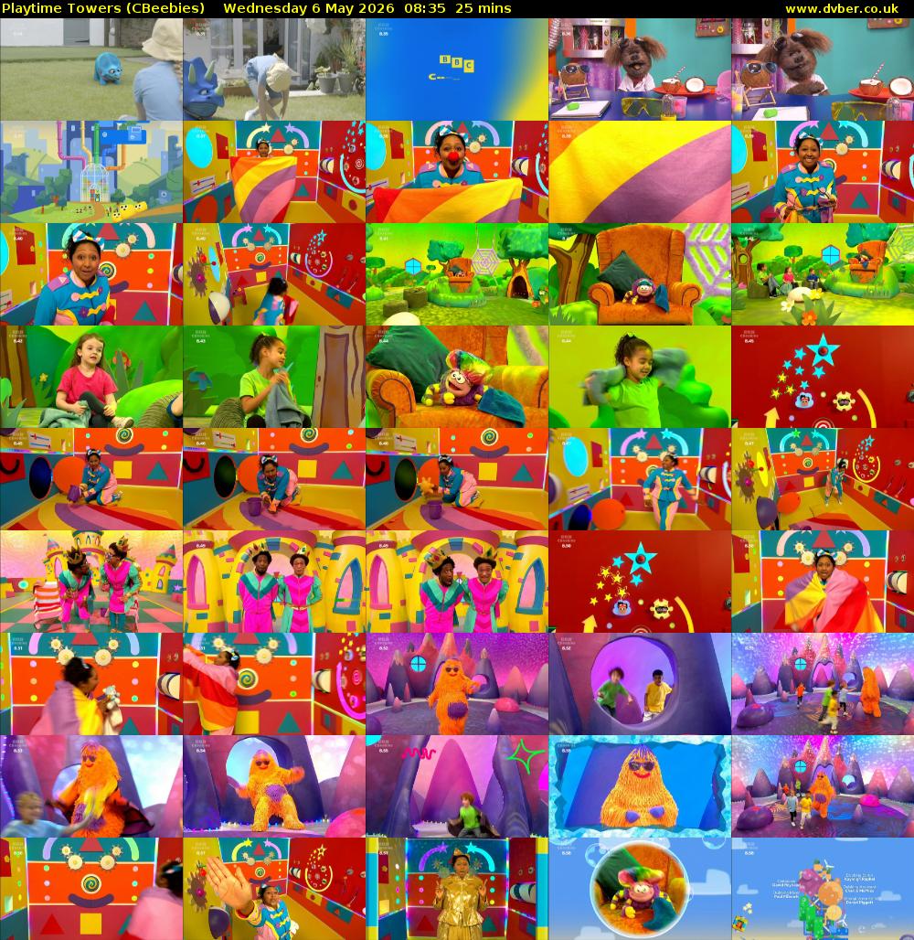 Playtime Towers (CBeebies) Wednesday 6 May 2026 08:35 - 09:00