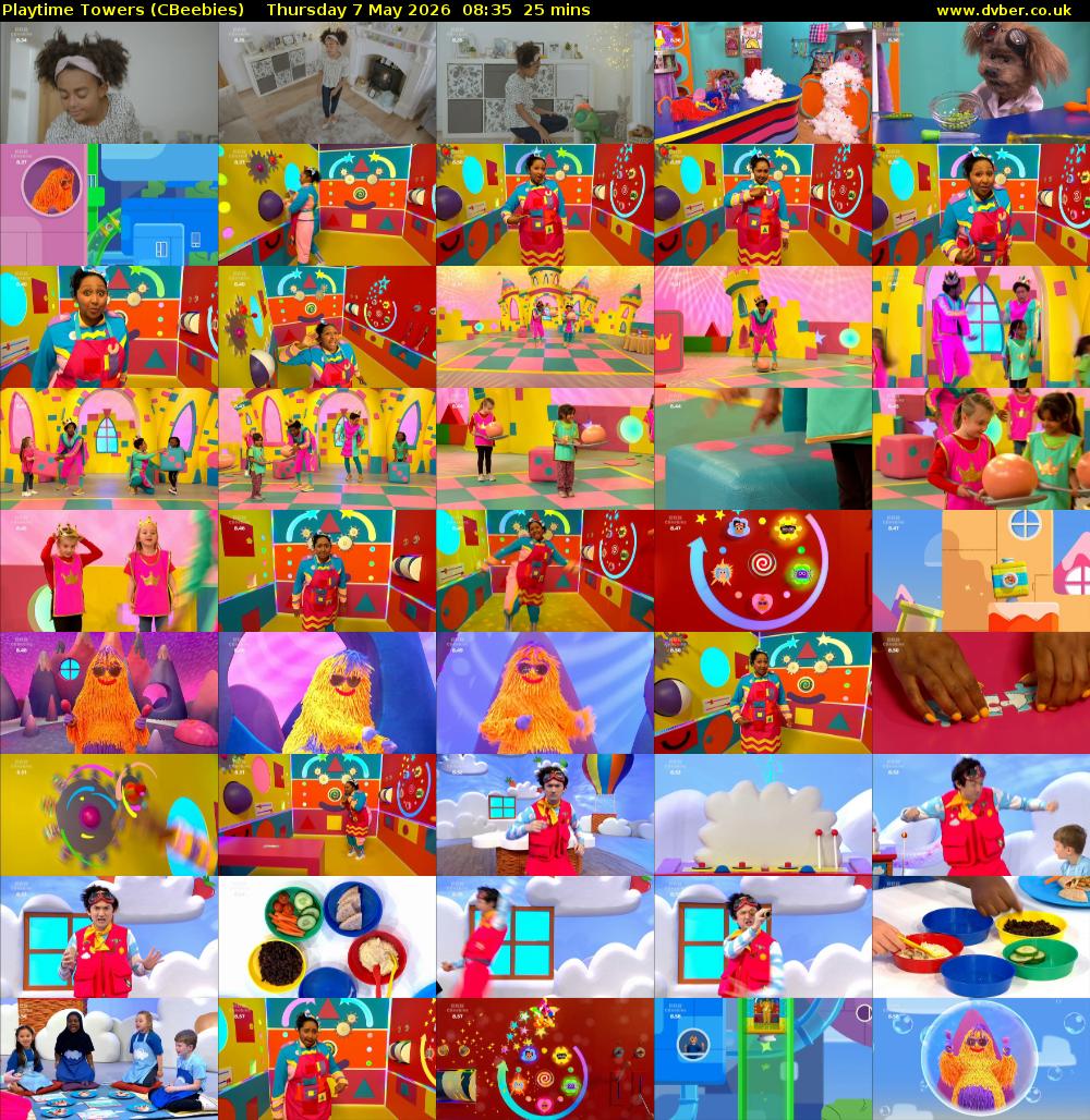 Playtime Towers (CBeebies) Thursday 7 May 2026 08:35 - 09:00
