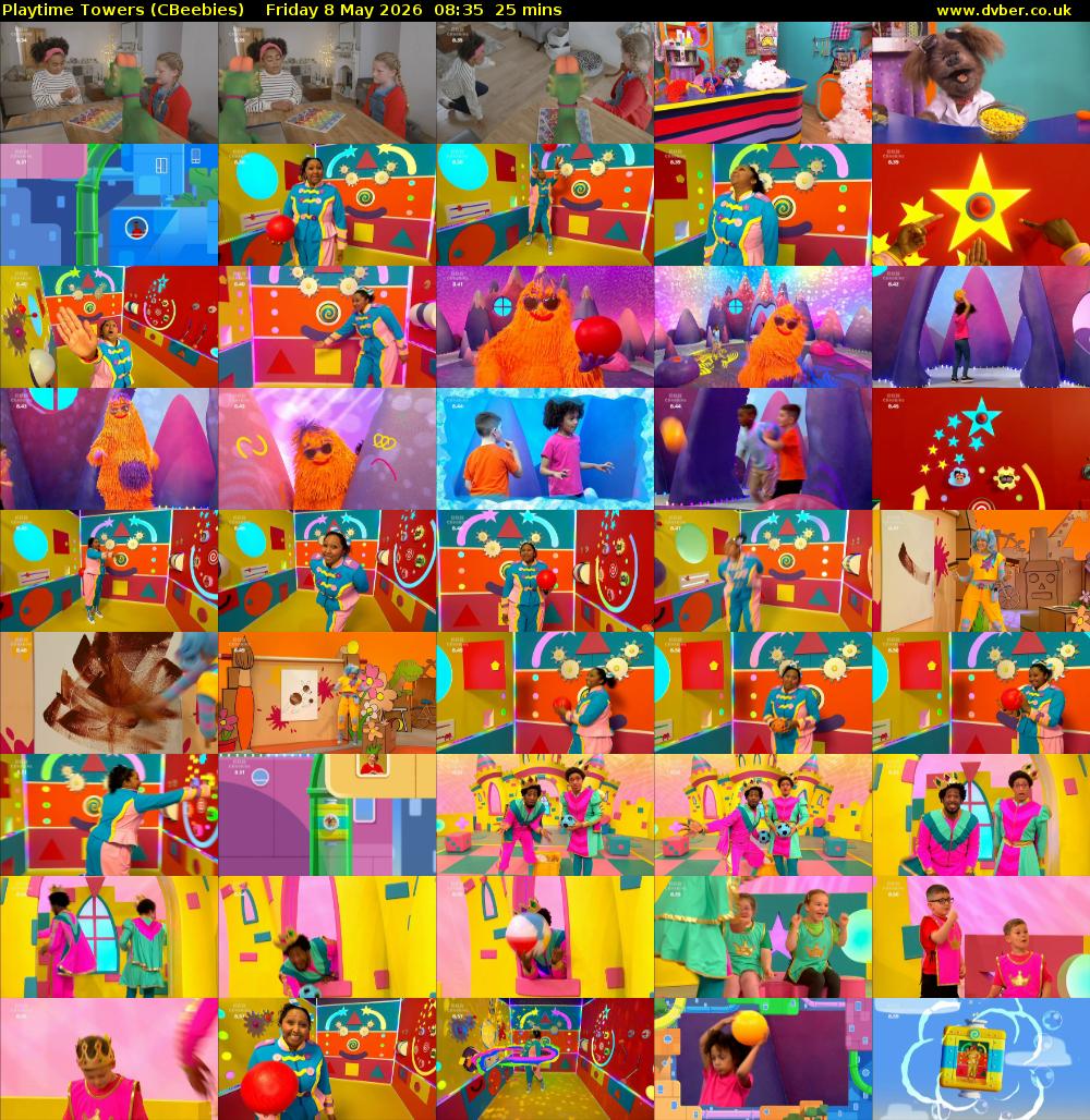 Playtime Towers (CBeebies) Friday 8 May 2026 08:35 - 09:00
