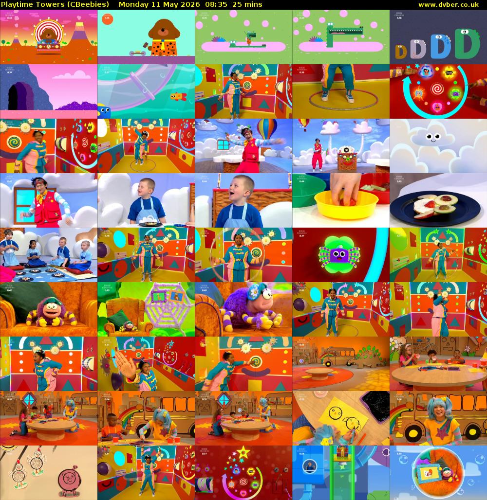 Playtime Towers (CBeebies) Monday 11 May 2026 08:35 - 09:00