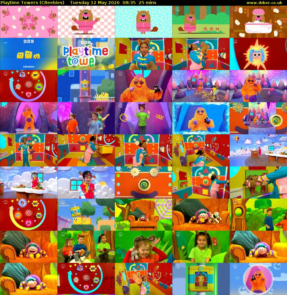 Playtime Towers (CBeebies) Tuesday 12 May 2026 08:35 - 09:00