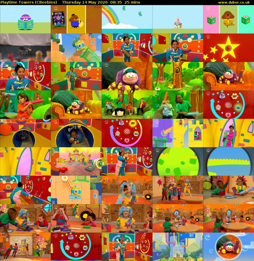 Playtime Towers (CBeebies) Thursday 14 May 2026 08:35 - 09:00