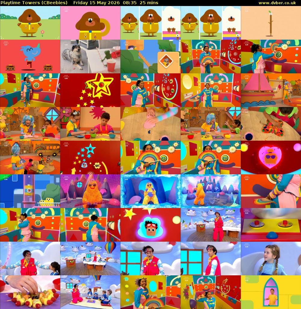 Playtime Towers (CBeebies) Friday 15 May 2026 08:35 - 09:00