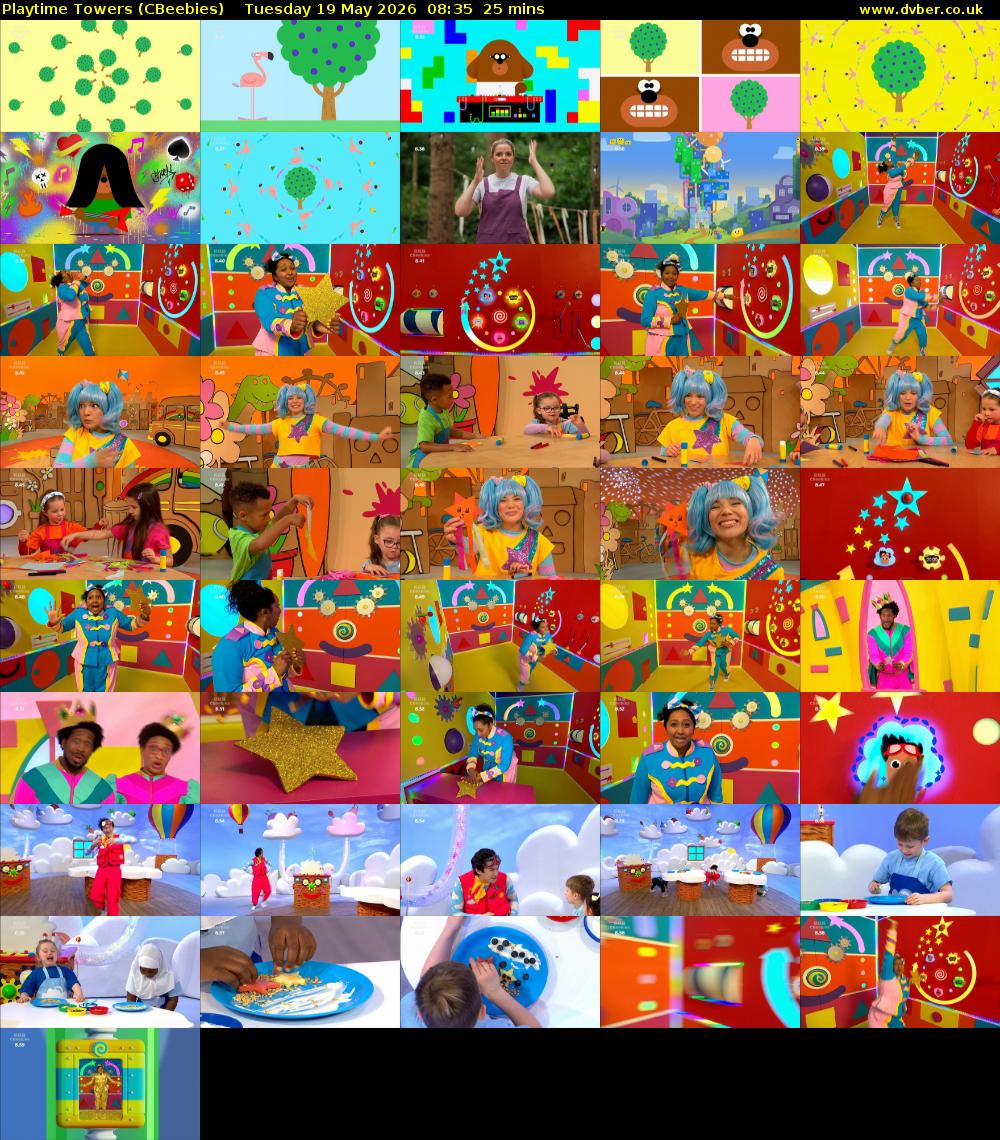 Playtime Towers (CBeebies) Tuesday 19 May 2026 08:35 - 09:00