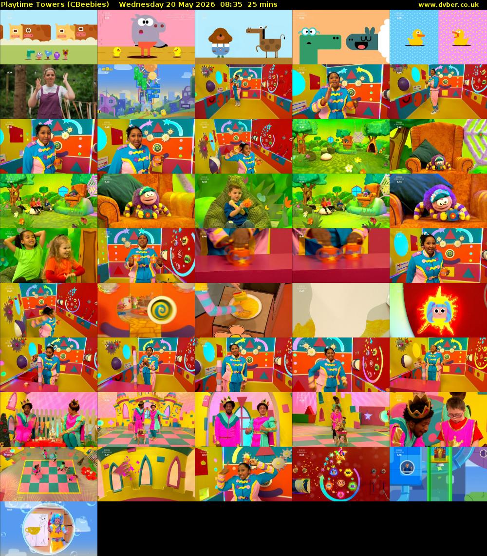 Playtime Towers (CBeebies) Wednesday 20 May 2026 08:35 - 09:00
