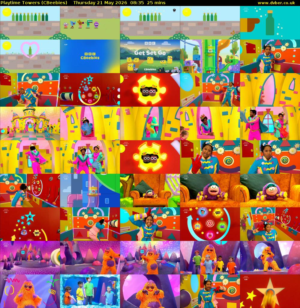 Playtime Towers (CBeebies) Thursday 21 May 2026 08:35 - 09:00