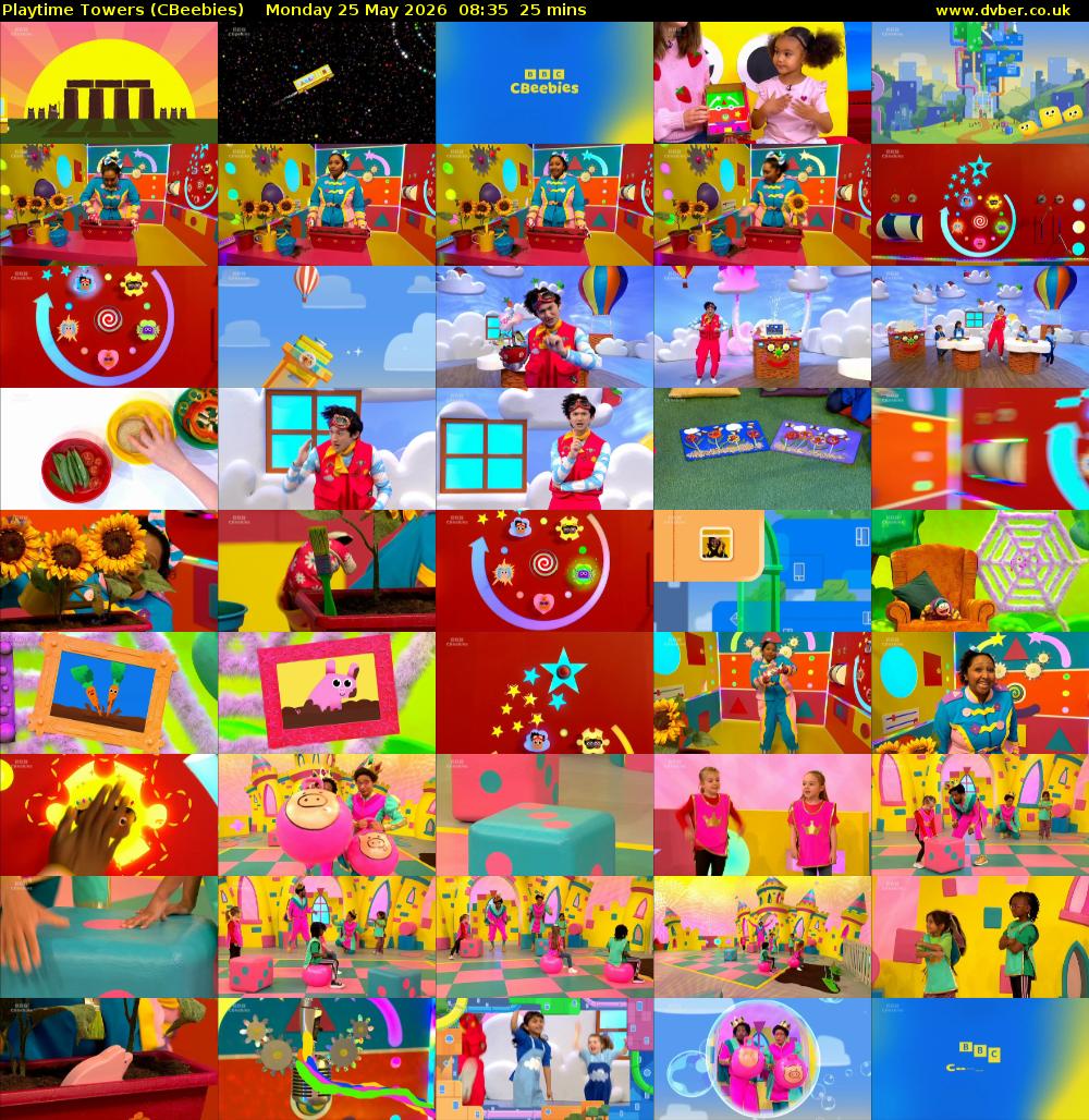 Playtime Towers (CBeebies) Monday 25 May 2026 08:35 - 09:00
