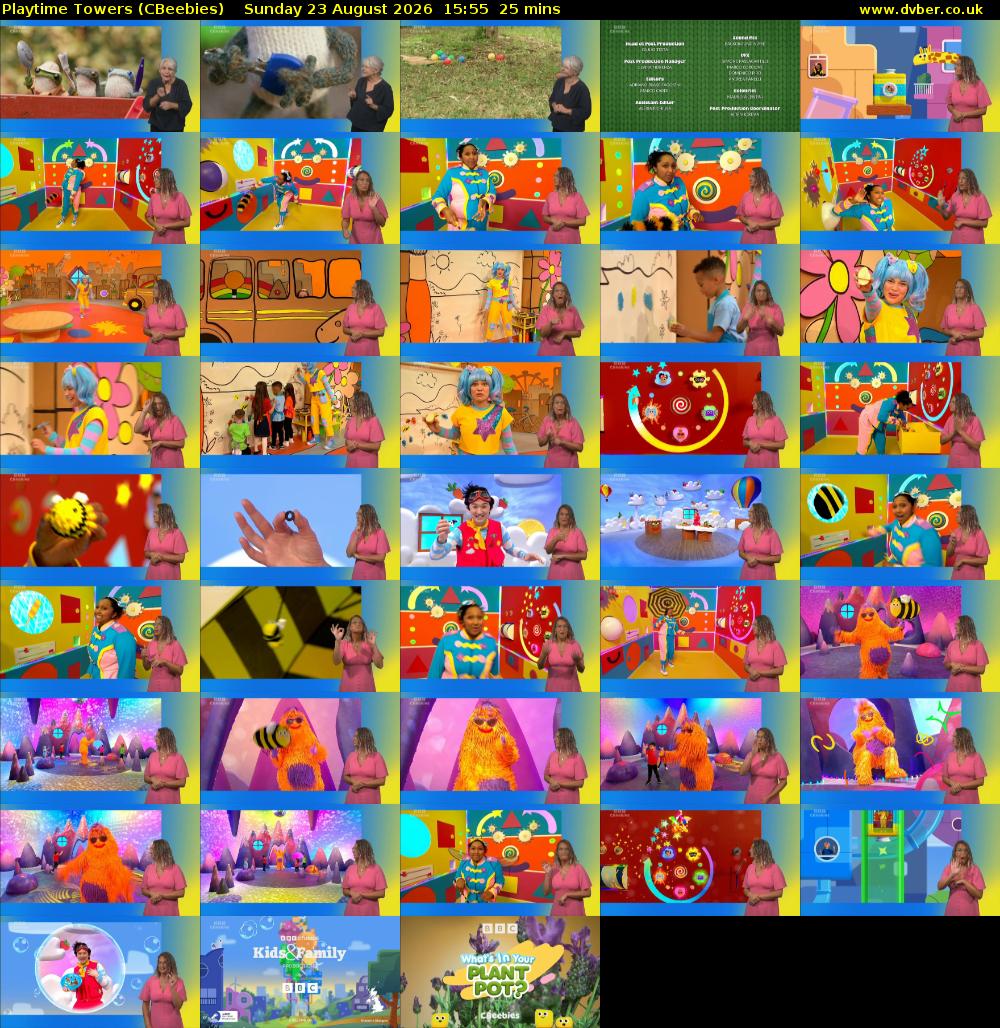 Playtime Towers (CBeebies) Sunday 23 August 2026 15:55 - 16:20