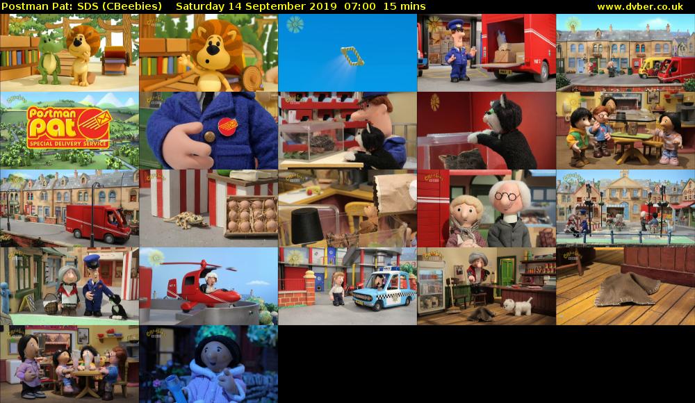 Postman Pat: SDS (CBeebies) - 2019-09-14-0700