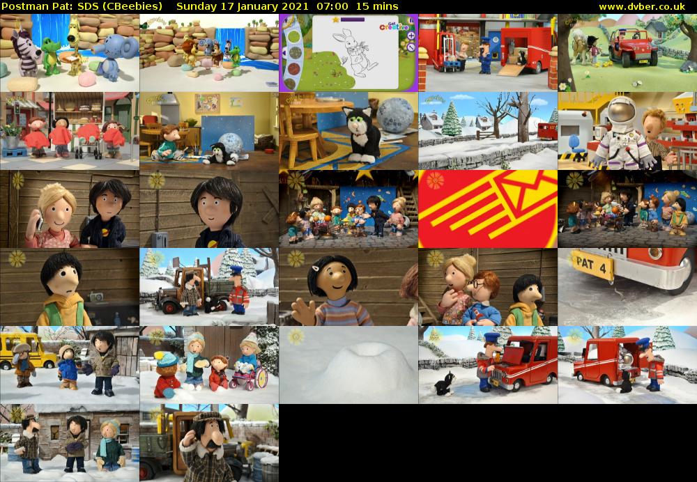 Postman Pat: SDS (CBeebies) - 2021-01-17-0700