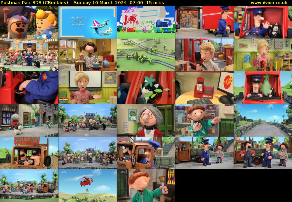 Postman Pat: SDS (CBeebies) Sunday 10 March 2024 07:00 - 07:15