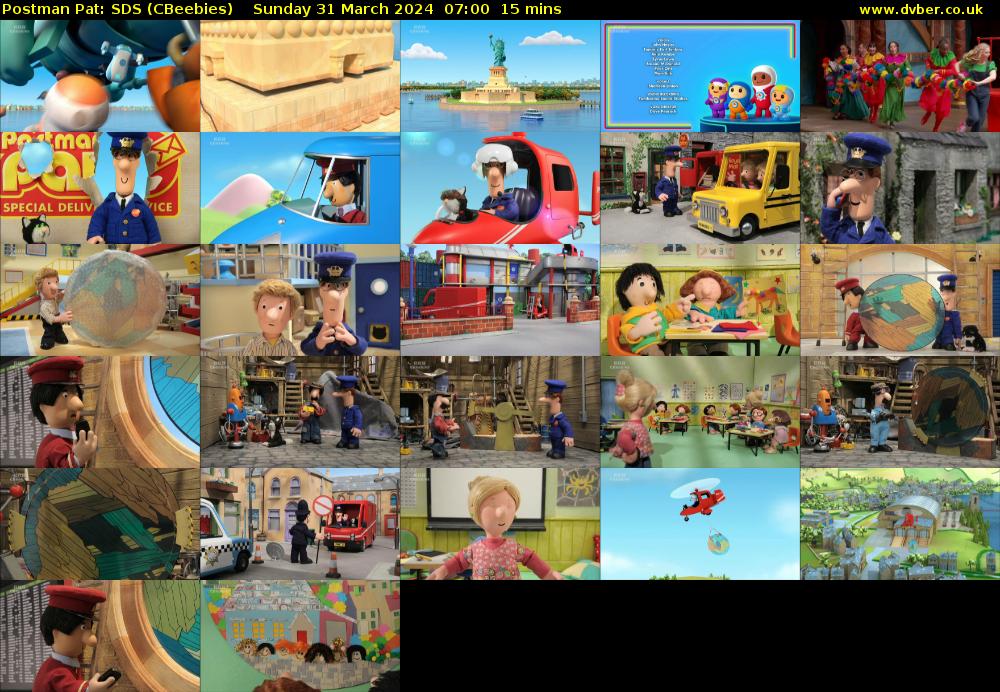 Postman Pat: SDS (CBeebies) Sunday 31 March 2024 07:00 - 07:15
