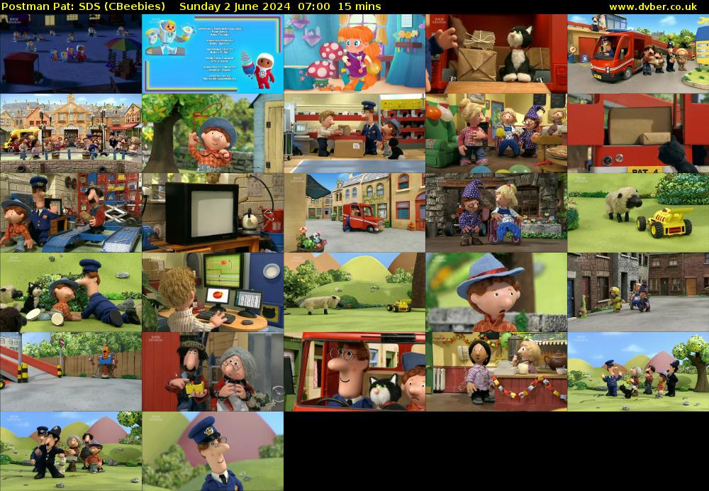 Postman Pat: SDS (CBeebies) Sunday 2 June 2024 07:00 - 07:15