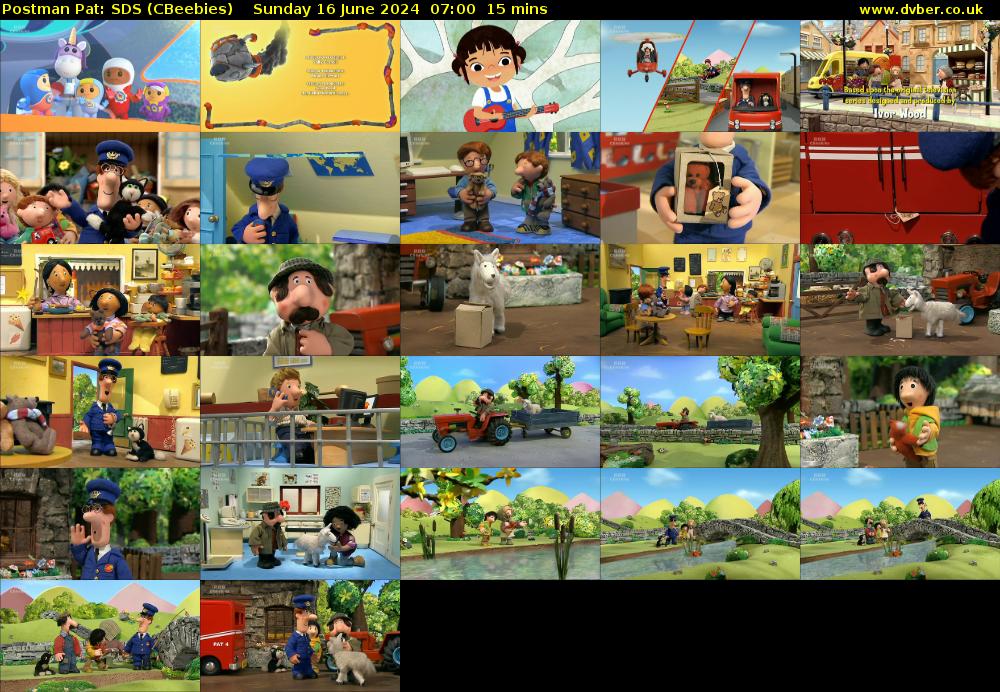 Postman Pat: SDS (CBeebies) Sunday 16 June 2024 07:00 - 07:15