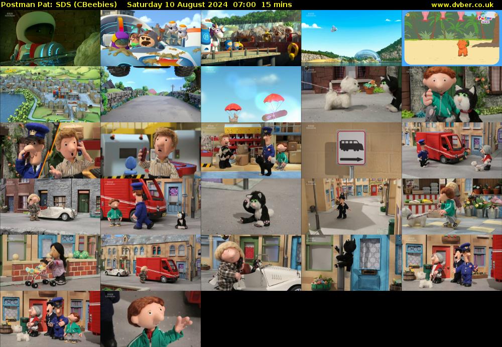 Postman Pat: SDS (CBeebies) Saturday 10 August 2024 07:00 - 07:15