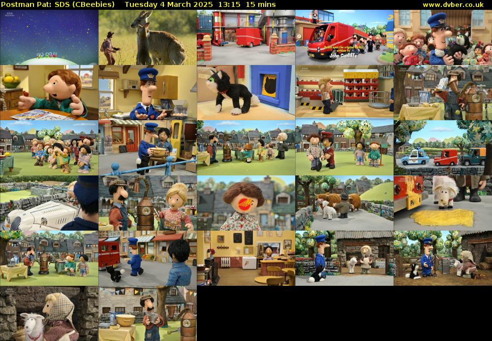 Postman Pat: SDS (CBeebies) Tuesday 4 March 2025 13:15 - 13:30