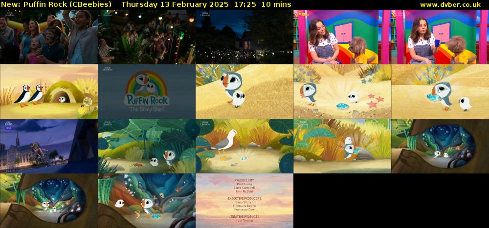Puffin Rock (CBeebies) Thursday 13 February 2025 17:25 - 17:35