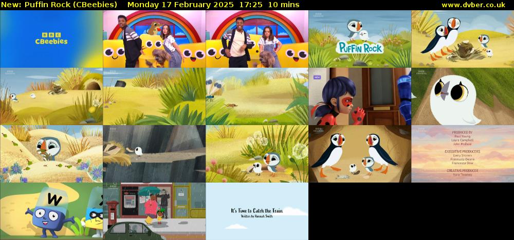 Puffin Rock (CBeebies) Monday 17 February 2025 17:25 - 17:35
