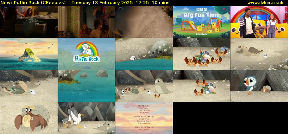 Puffin Rock (CBeebies) Tuesday 18 February 2025 17:25 - 17:35