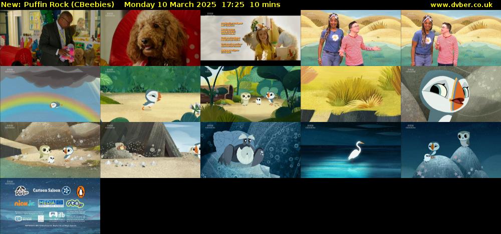 Puffin Rock (CBeebies) Monday 10 March 2025 17:25 - 17:35