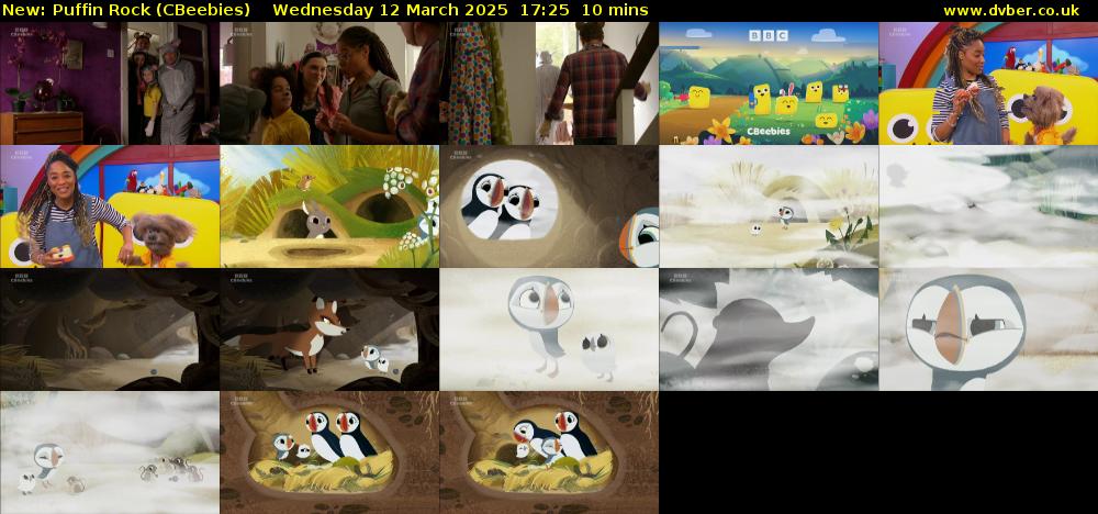 Puffin Rock (CBeebies) Wednesday 12 March 2025 17:25 - 17:35
