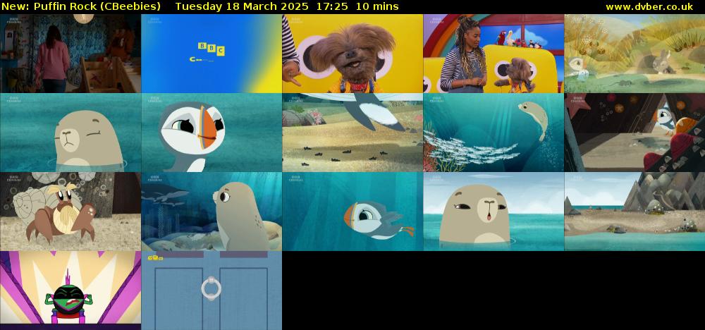 Puffin Rock (CBeebies) Tuesday 18 March 2025 17:25 - 17:35