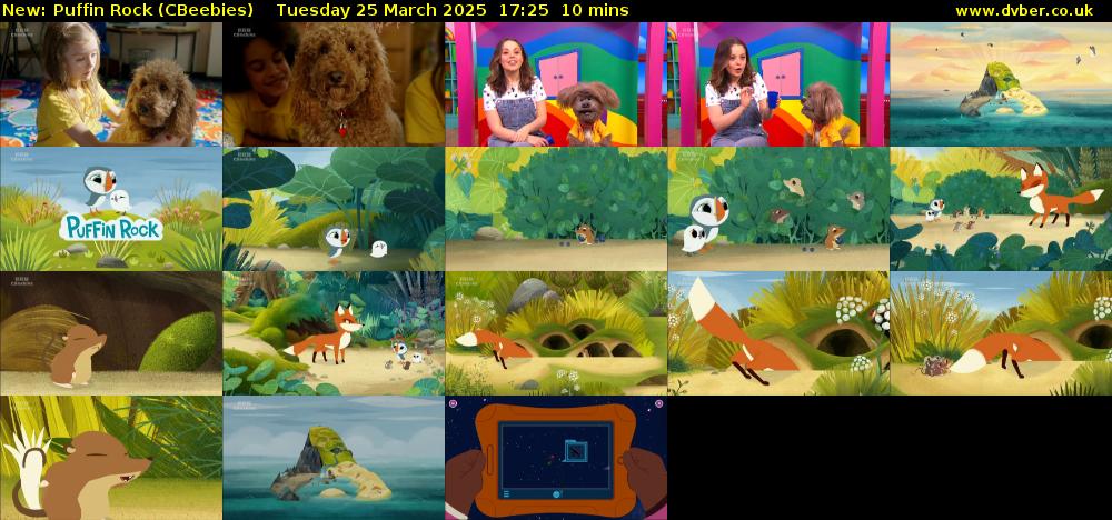 Puffin Rock (CBeebies) Tuesday 25 March 2025 17:25 - 17:35