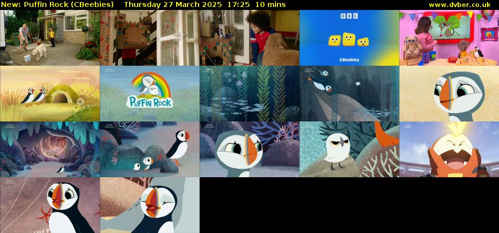 Puffin Rock (CBeebies) Thursday 27 March 2025 17:25 - 17:35